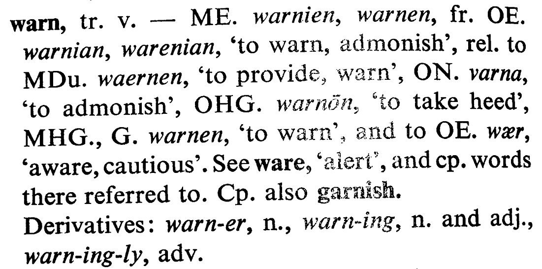 Ernest Klein, A Comprehensive Etymological Dictionary of the English Language (Elsevier Pub. Co., 1967) Ernest Klein, A Comprehensive Etymological Dictionary of the English Language (Elsevier Pub. Co., 1967)