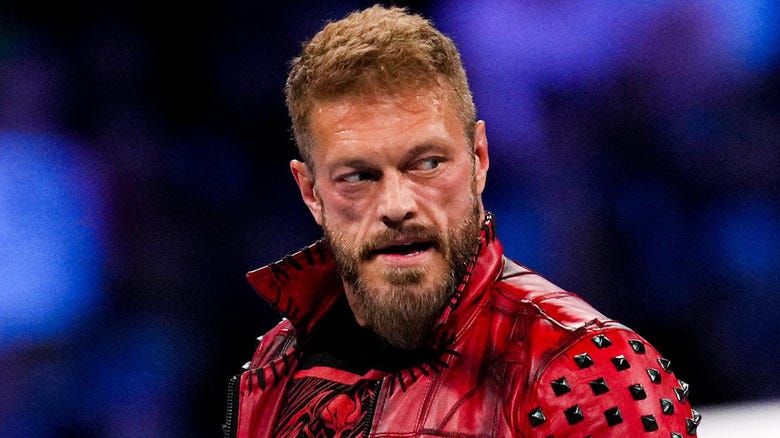 Edge performing in WWE