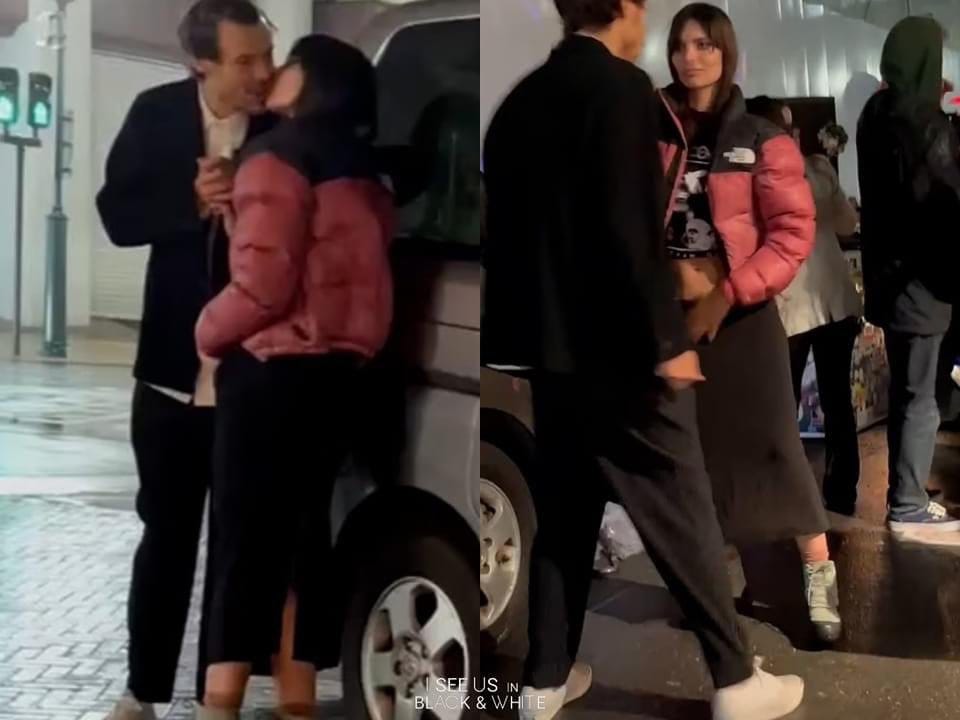Emily Ratajkowski responds to controversial images of her kissing Harry  Styles