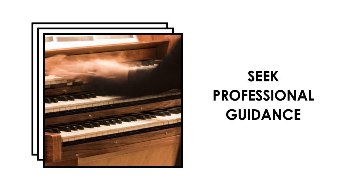 Seek Professional Guidance from Piano Professionals