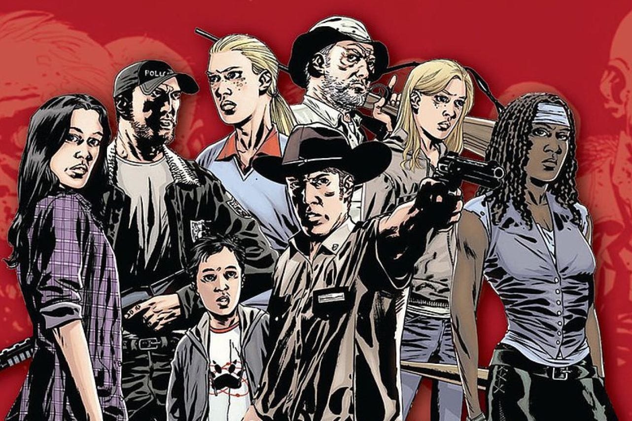 The Walking Dead Comic Book Reading Order/Timeline, a Zombie  post-apocalypse universe by Robert Kirkman