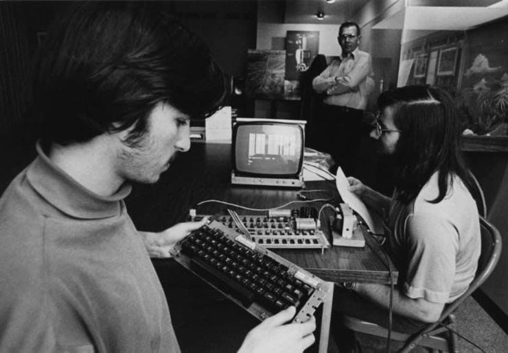 Steve Jobs and Steve Wozniak - 1976