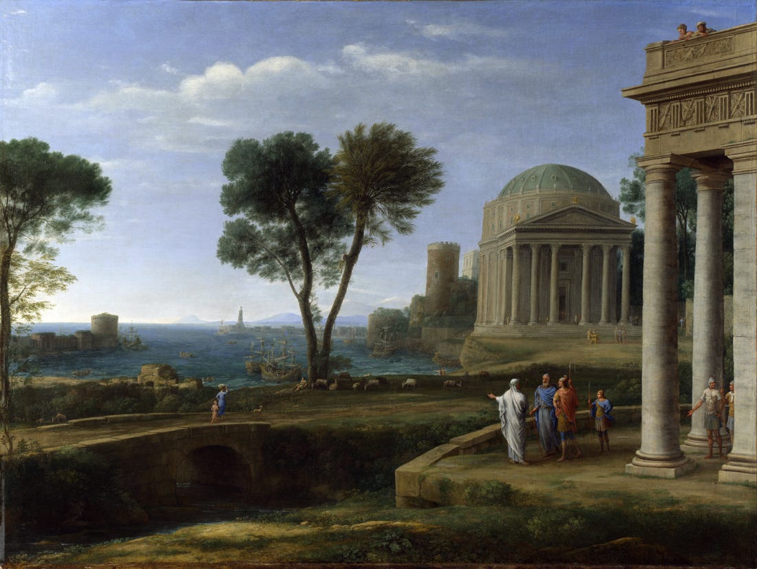 File:Claude Lorrain - Landscape with Aeneas at Delos - WGA05015.jpg -  Wikimedia Commons