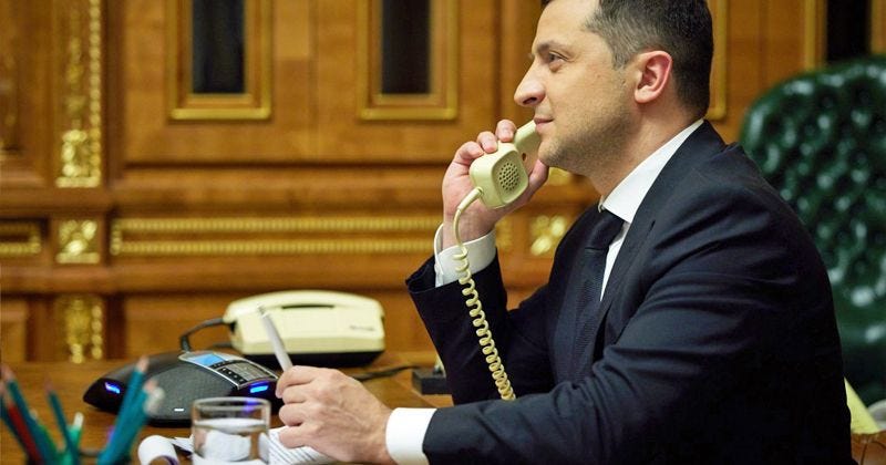 The phones of Ukrainian president Zelensky