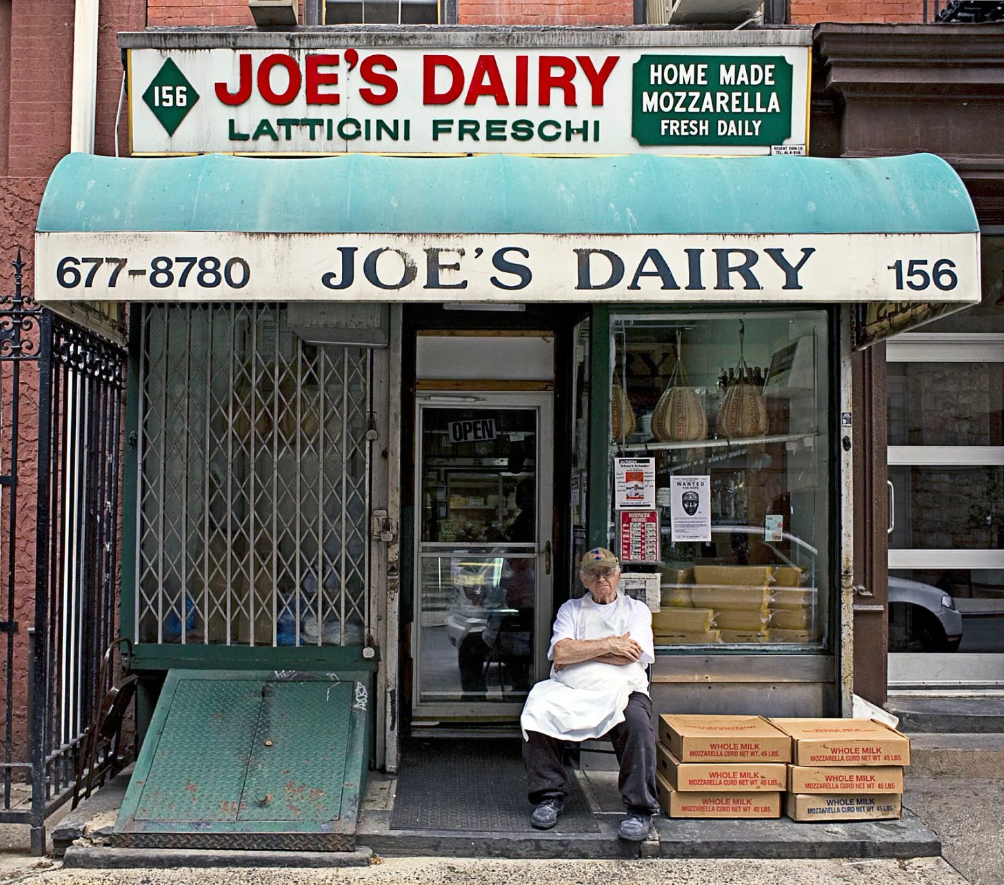 “Joe's Dairy - Soho, 2008” From New York Storefronts by James and Karla Murray