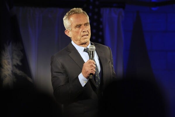 RFK Jr. Super Bowl ad for stirs Democratic, family tension | AP News