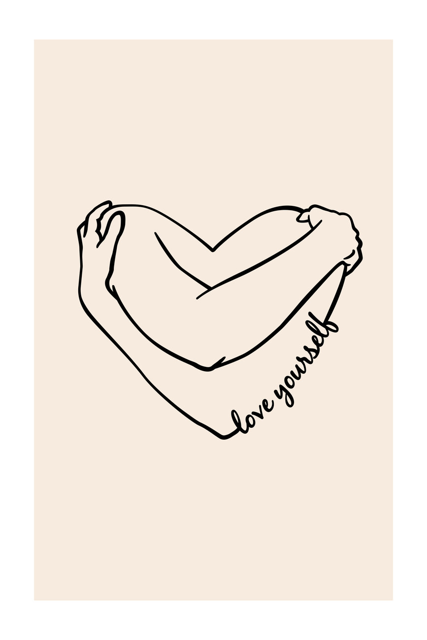 Wall Art Print | Love yourself | Europosters