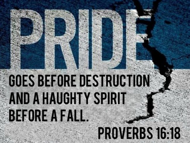 Proverbs 16:18 | Bible quotes, Bible verses, Proverbs 16