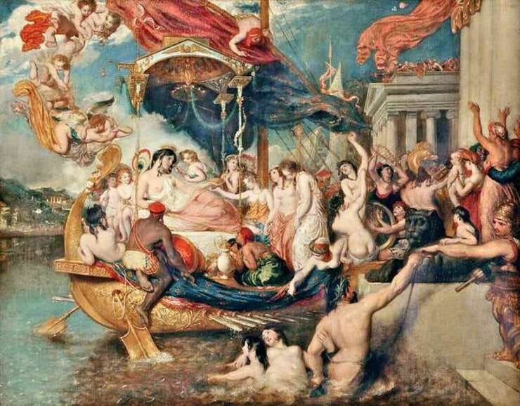 William Etty, Cleopatra's Arrival in Cilicia (1821)
