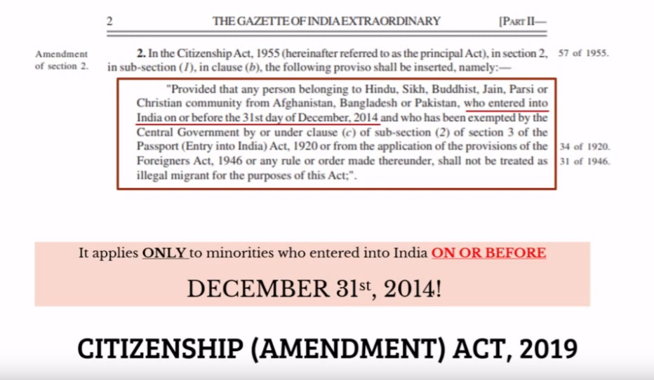 Citizenship Amendment Act (CAA) and NRC – The Complete Unvarnished Truth