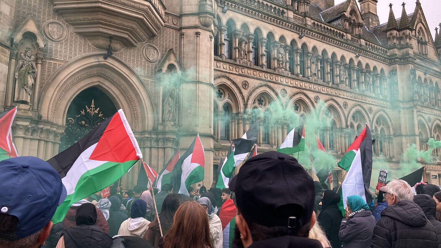 Bradford pro-Palestine rally in pictures as protesters march on City Hall -  YorkshireLive