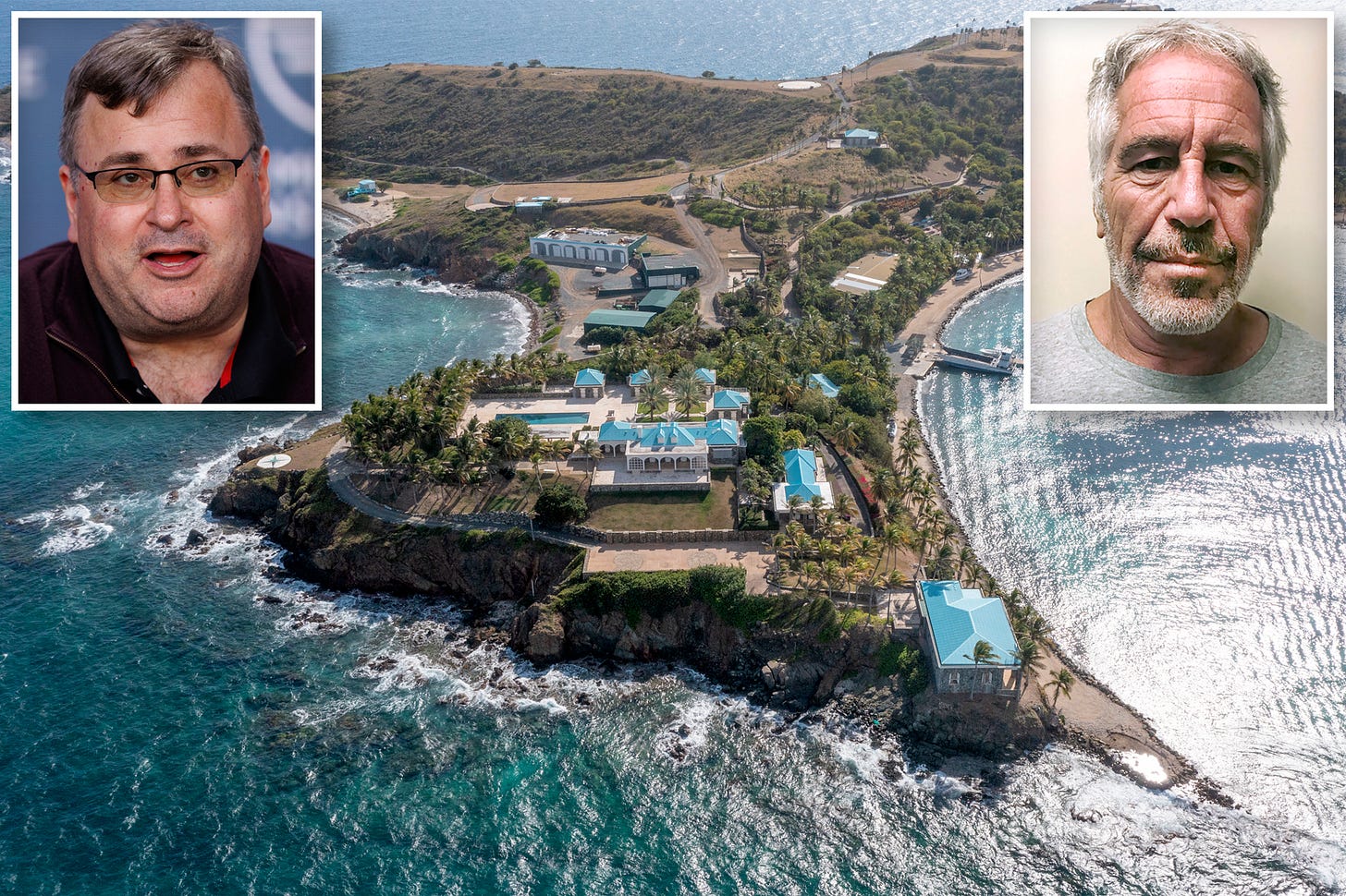 LinkedIn's Reid Hoffman visited Jeffrey Epstein's private island