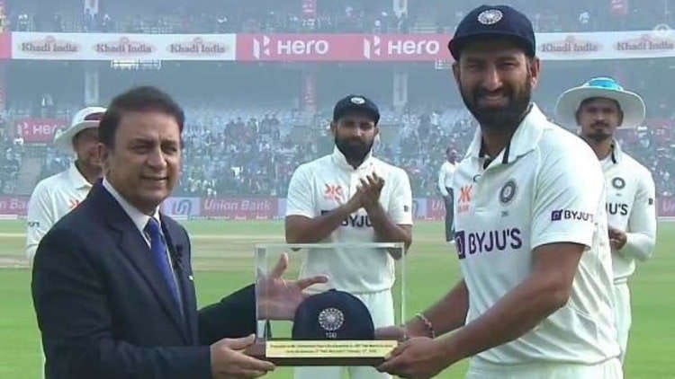 Cheteshwar Pujara felicitated for 100th Test, becomes 13th Indian cricketer  to reach the milestone: See pics