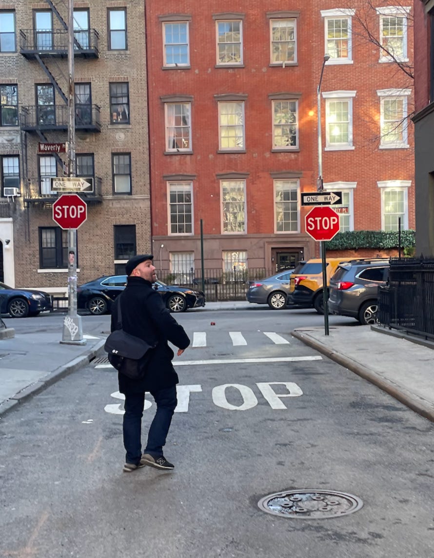 tour guide west village literary pub crawl