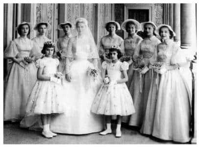 grace kelly wedding bridesmaids