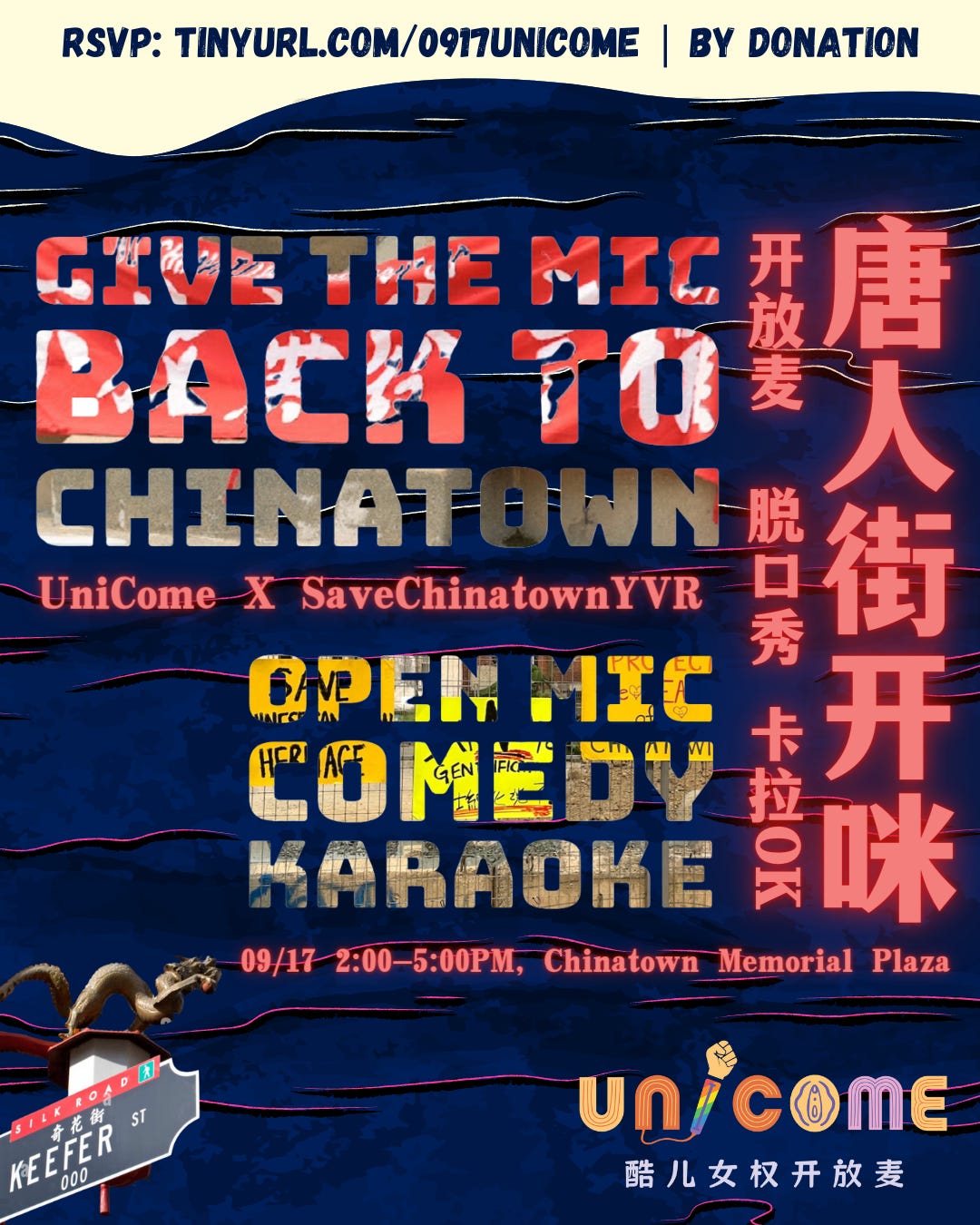 Give the mic back to Chinatown