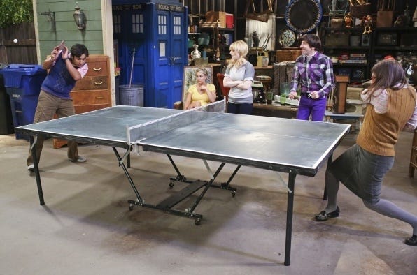 amy slams ping pong at raj on big bang theory 2015