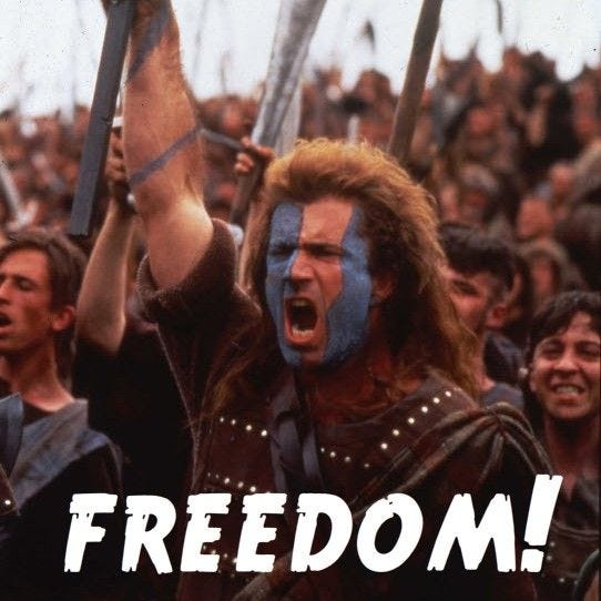 Braveheart Quotes You Can Take. QuotesGram | Braveheart, Braveheart quotes, Freedom  braveheart