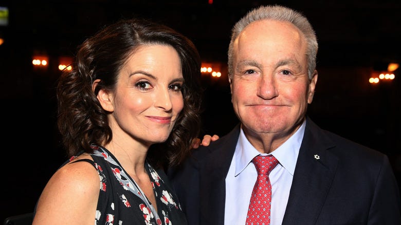 Tina Fey and Lorne Michaels