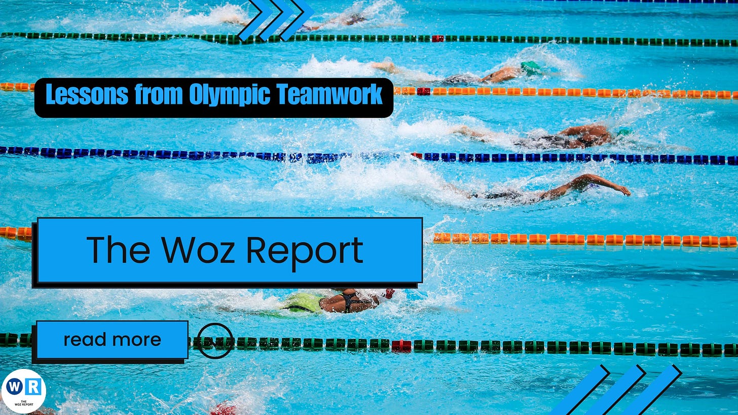 The power of teamwork. Taking inspiration from the Olympics