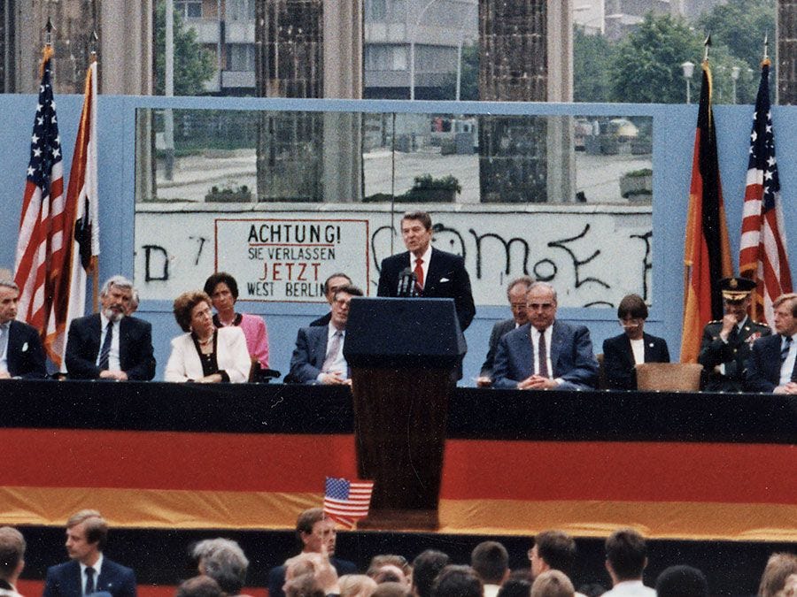 Mr. Gorbachev, Tear Down This Wall!”: Reagan's Berlin Speech | Britannica