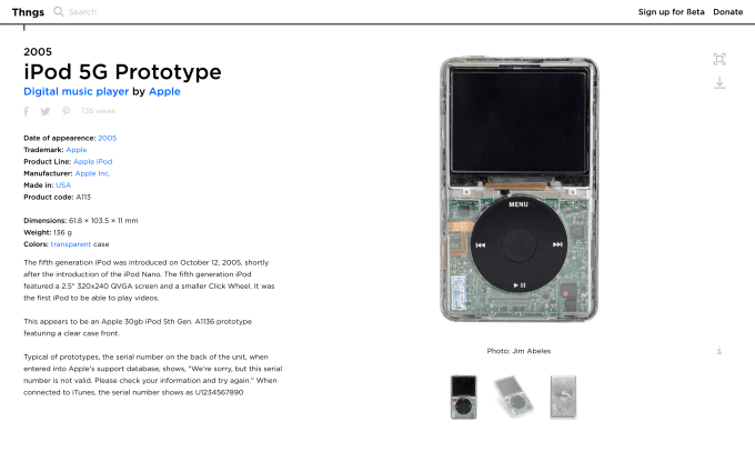 ipod 5g prototype pic on thngs