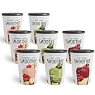 Daily Harvest Organic Frozen Smoothie Cups (8 Pack), Fruit + Vegetable Super Food Smoothies, Gluten Free, Vegan, Plant Based, Healthy Snack Drink or Meal, All Time Faves, Strawberry + Peach, Mint + Cacao & Acai + Cherry