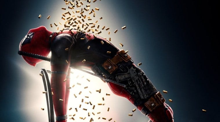 deadpool 2 flashdance homage with bullets