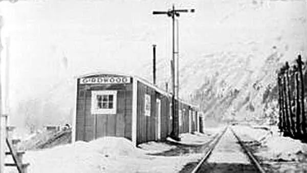 Alaska Railroad comes to Girdwood.