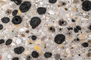 Concrete could store considerable amounts of CO2 if conventional aggregates were replaced by pellets made from, say, biochar.