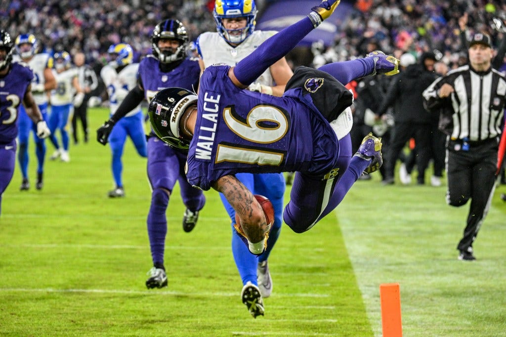 Ravens stun Rams, 37-31, on Tylan Wallace's walk-off punt return TD in  overtime: 'Once-in-a-lifetime moment' – Baltimore Sun