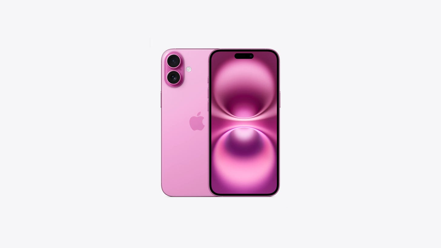 Apple iPhone 16 Plus Pink