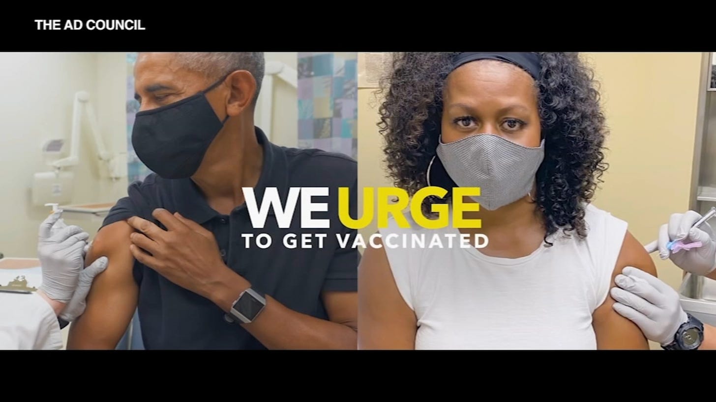 COVID vaccine ad campaign features former US Presidents Barack Obama, Jimmy Carter, Bill Clinton ...
