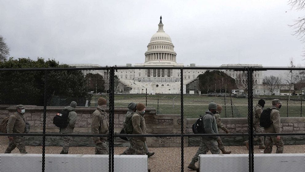 'Non-scalable' fencing erected around Capitol, security ramped up after ...