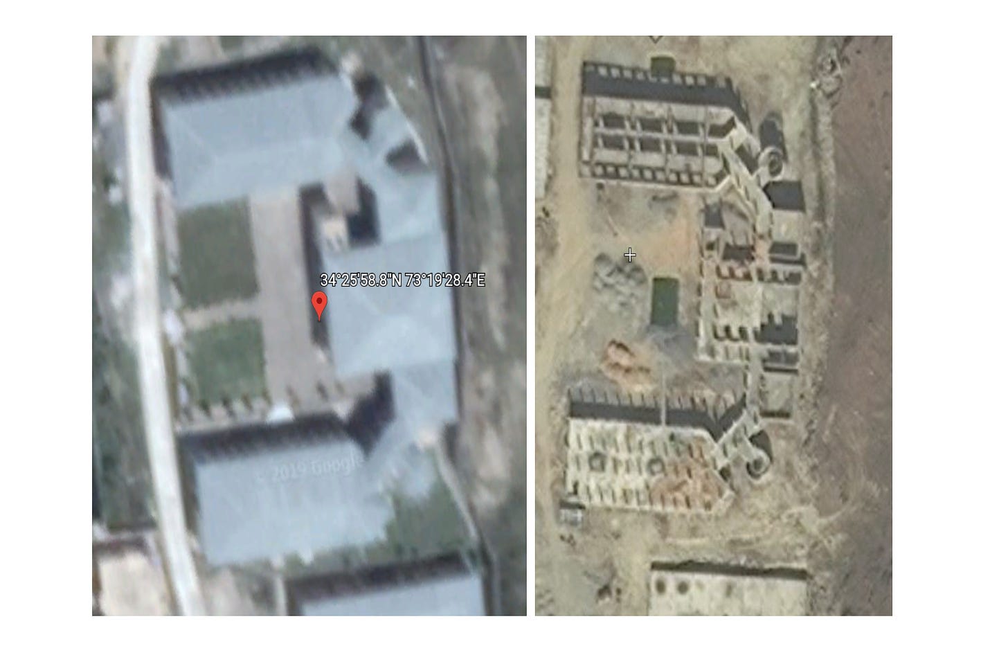 Satellite Images of Google Earth (Before) VS Zoom (Daily) Show Clear Evidence of Destruction of Jaish-e-Mohammad Structures