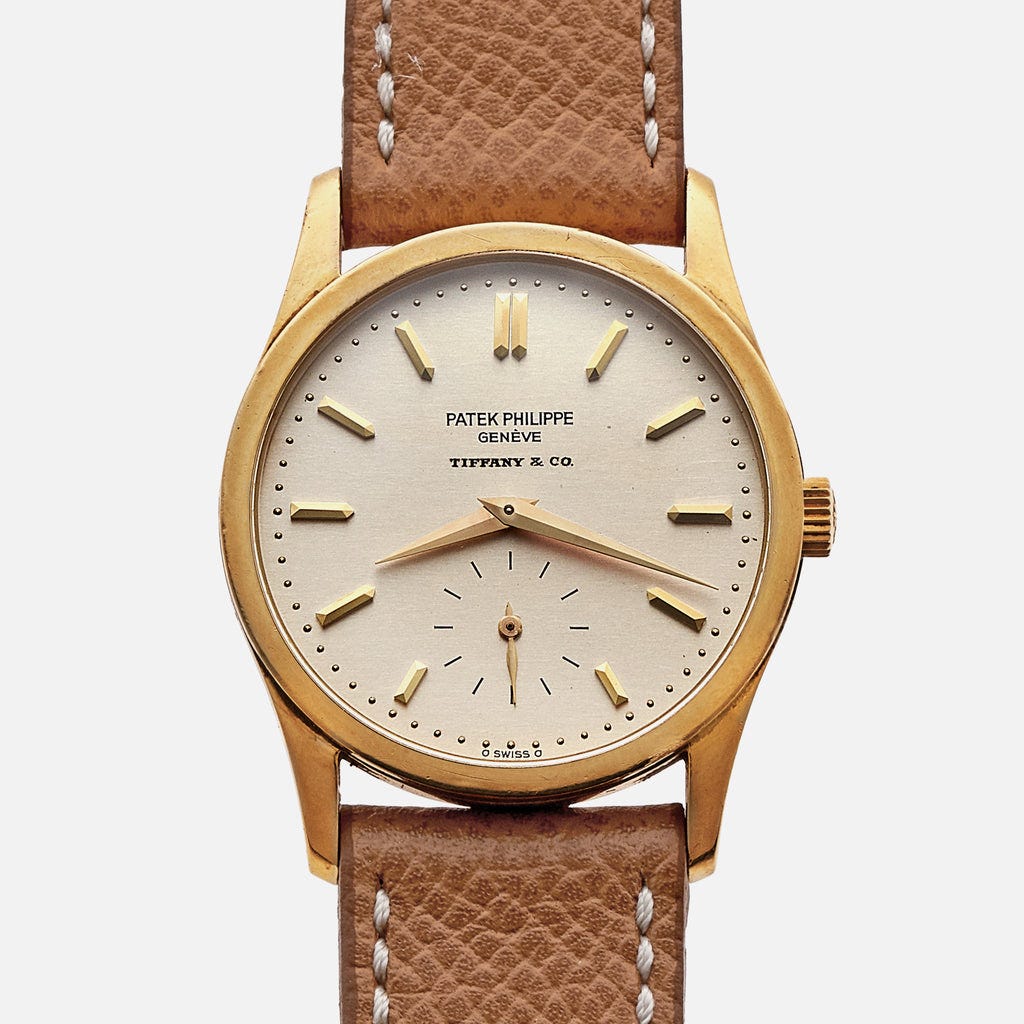 1983 Patek Philippe Calatrava Ref. 3796 With Tiffany-Signed Dial ...