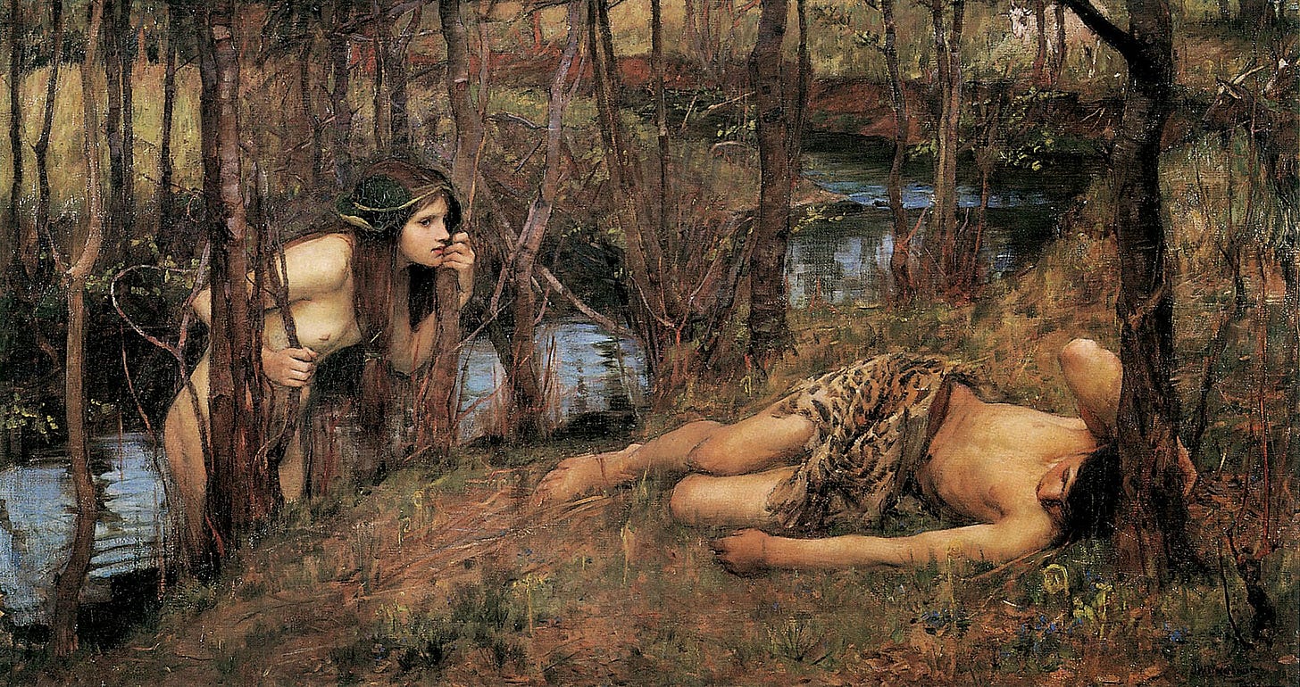 A Naiad or Hylas with a Nymph 1893