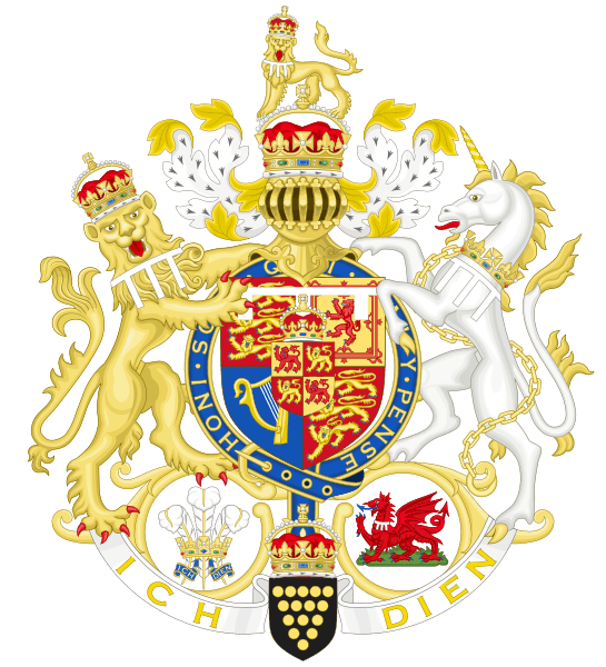 Image: Coat of Arms of Charles, Prince of Wales Facts for Kids