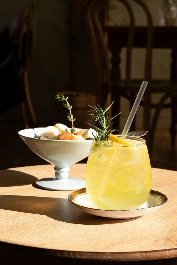 Lemonade in a glass Lemonade in a glass