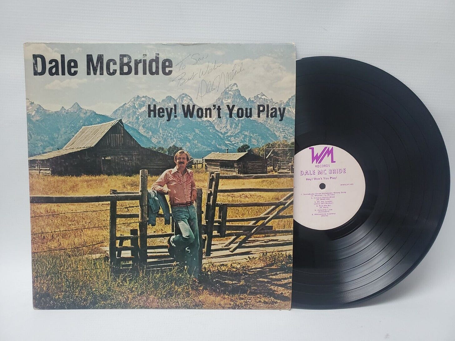 Dale McBride Signed/Autographed Vinyl LP Record Hey! Won't You Play” Rockabilly - Picture 1 of 5