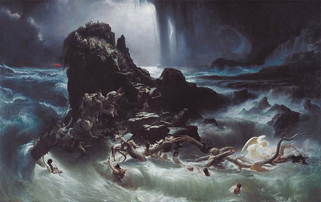The Deluge by Francis Danby (1840) (Public Domain)