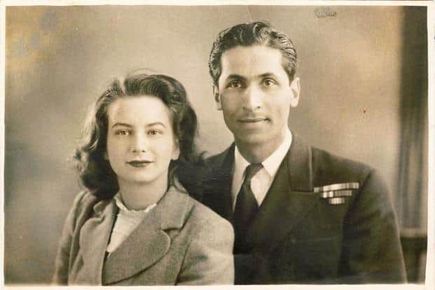 Sylvia and Kawas Nanavati, shortly after they got married in 1949.