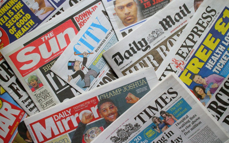 British Daily Newspapers