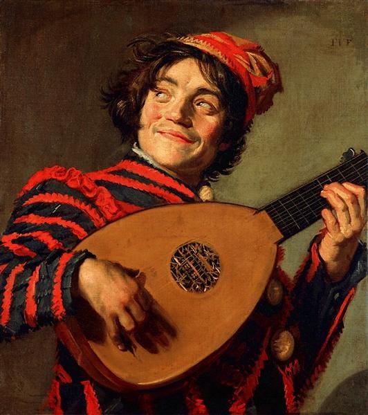 The Lute Player, c.1623 - c.1624 - Frans Hals