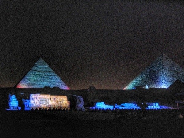 Cairo light and sound show 2005