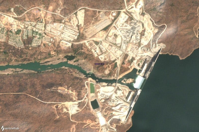 File:Grand Ethiopian Renaissance Dam Sentinel-2 L2A image on 2022-01-14.jpg