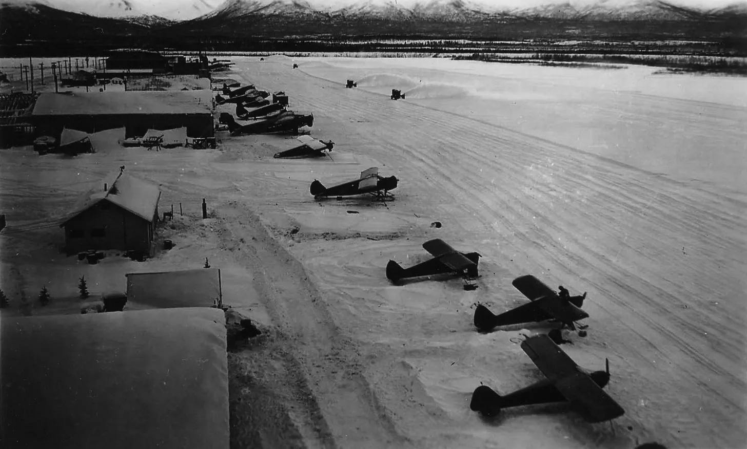 Aviation Field in Anchorage, later renamed, Merrill Field. 