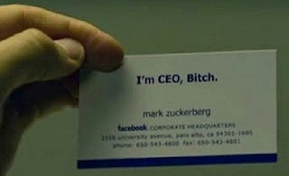 Card Designer: The Inspiration For Zuckerberg's "I'm CEO, Bitch"? Steve  Jobs. | TechCrunch