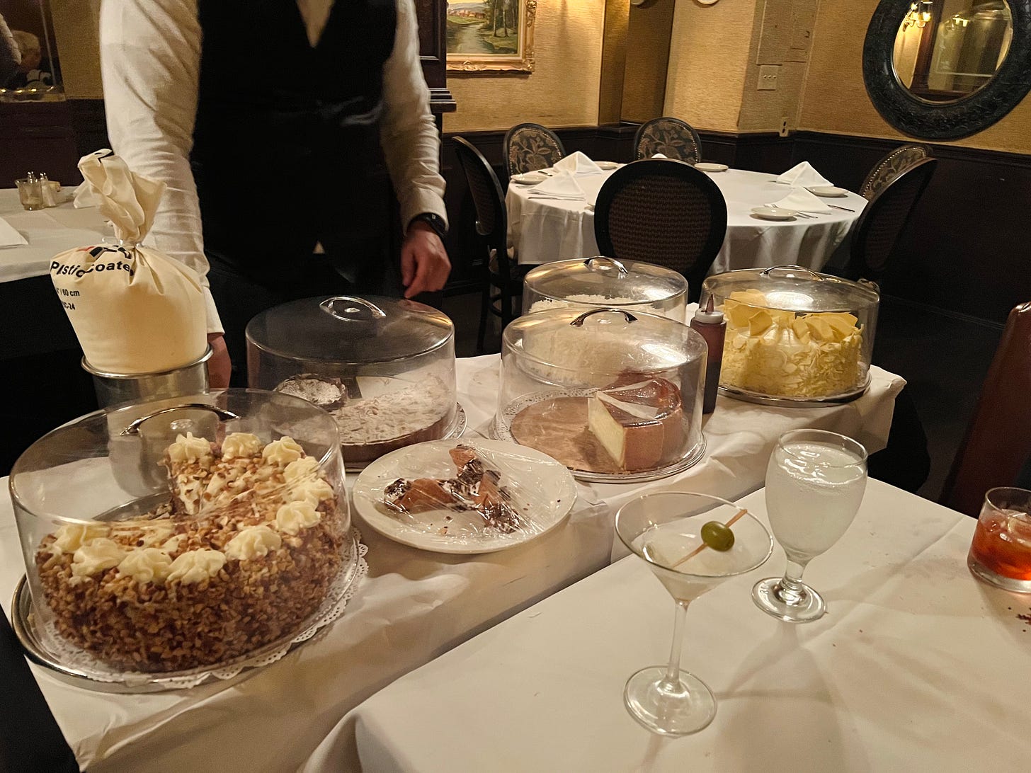 Vito's dessert trolley