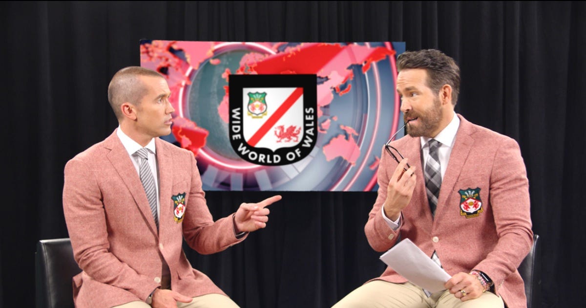 Watch: Ryan Reynolds and Rob McElhenney say they 'had a duty' to promote  Wales' culture, language and history